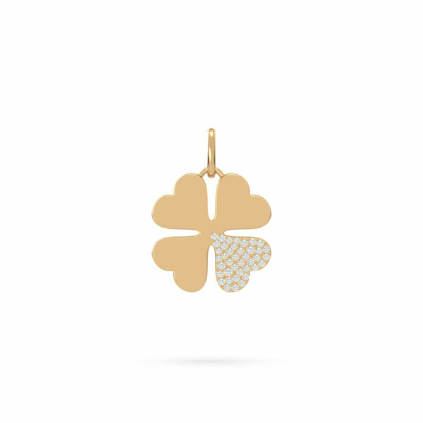 Charm Clover Diamonds 18K Gold