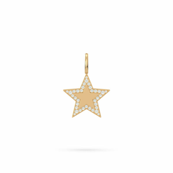 Charm Hollywood Star Diamonds 18K Gold