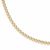 collana a catena con perline d'oro 18k