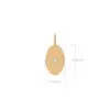 Charm Oval Solitaire Y TAILLE