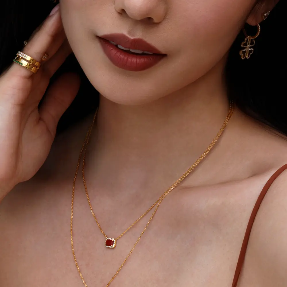 Diamond Crescent Moon Necklace - Moonlight Necklace Diamond Crescent Moon Necklace - Moonlight Necklace