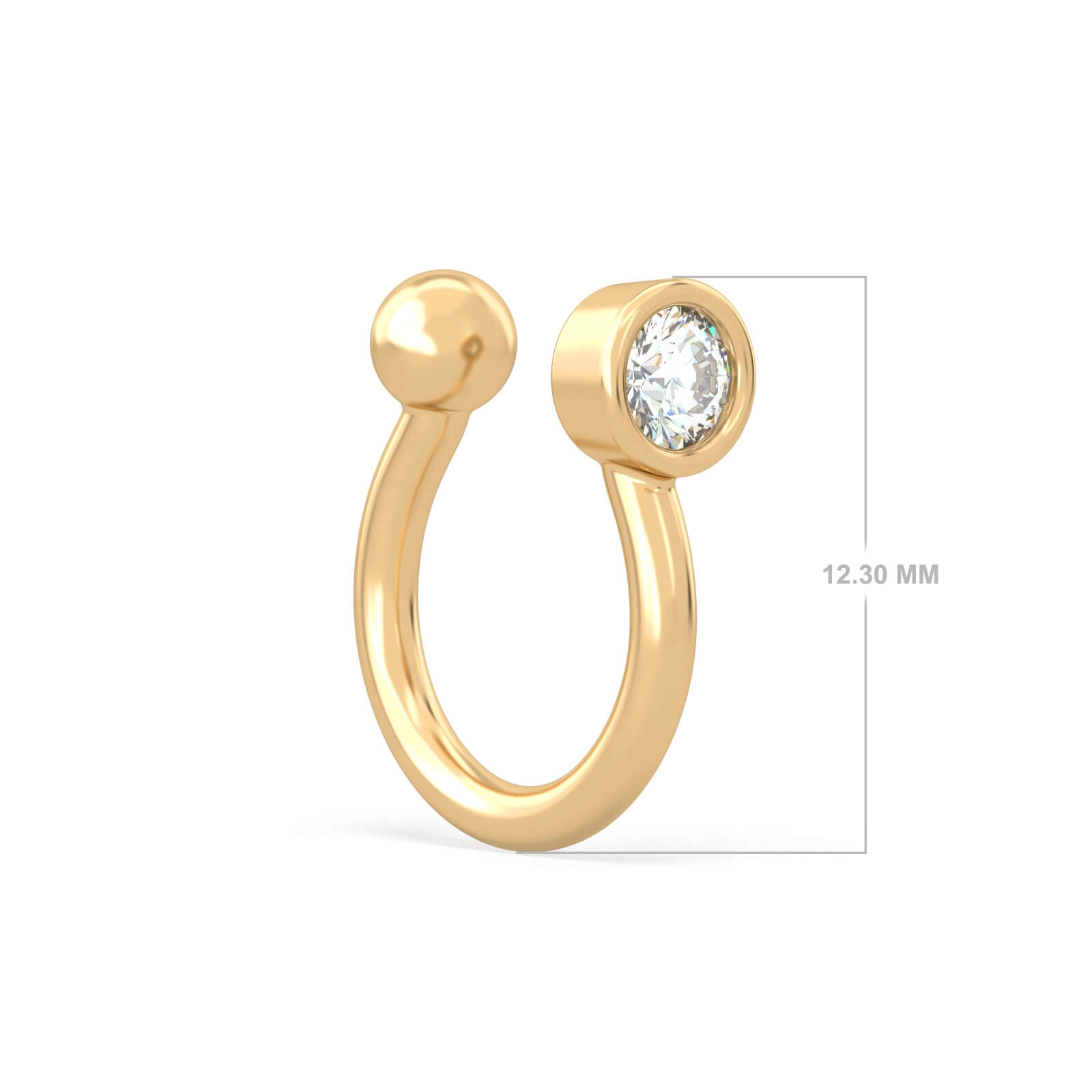 Lip ring diamond hotsell