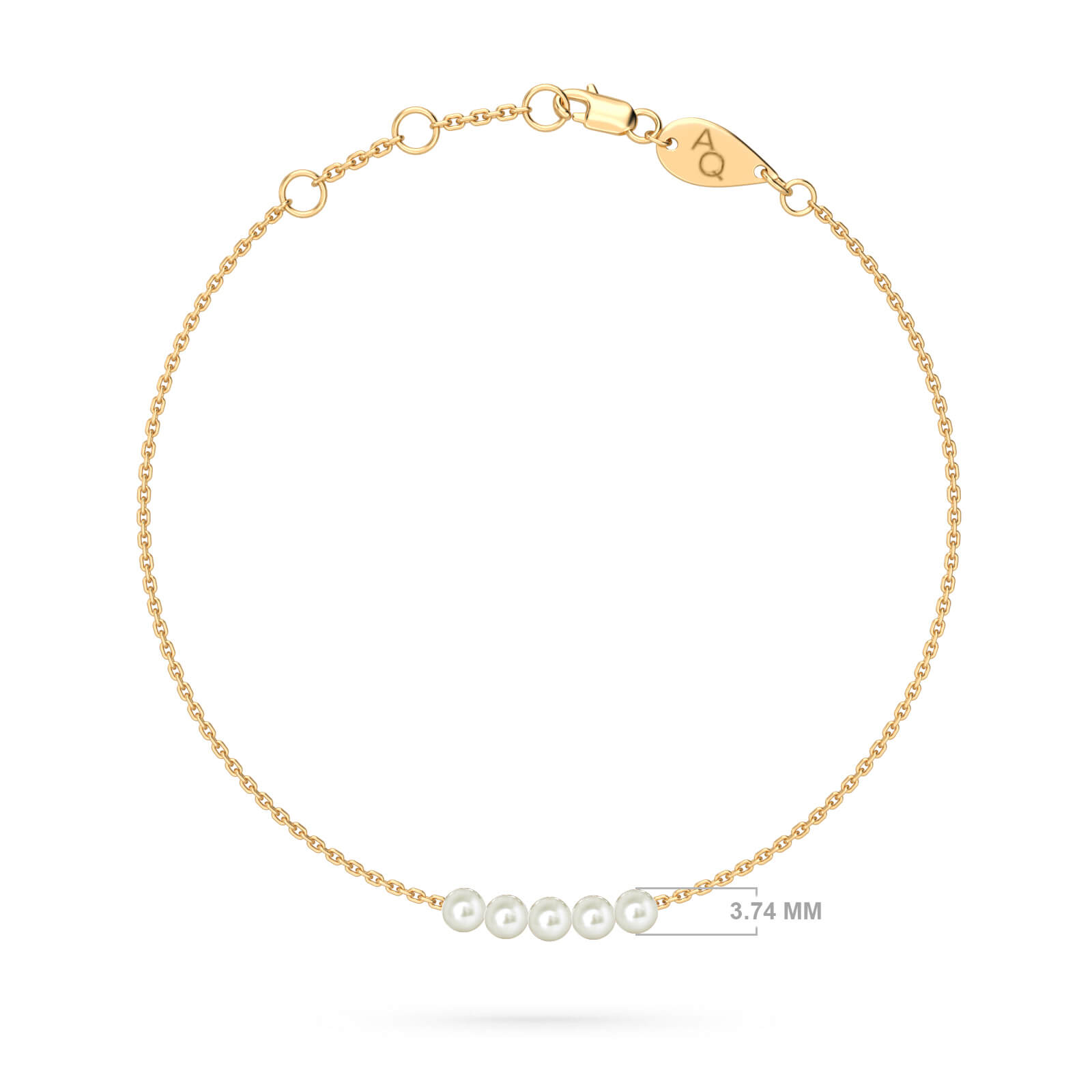 Lily Pearls Baby Bracelet | Aquae Jewels