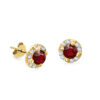 Boucles d'oreilles diamant fleuri-BLOSSOM-18k-or