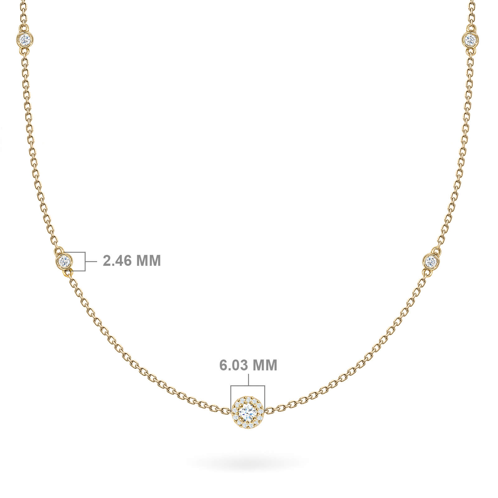 Athena Diamond Necklace (Delta)