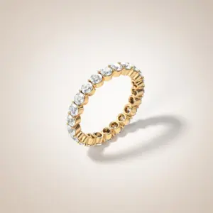 خاتم خاتم خاتم زفاف كلاسيكي كامل