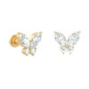 diamante-farfalla-orecchini-stud farfalla-orecchini-18k-oro