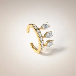 Triplet Pear Ear Cuff