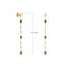 Earrings Stud Greta Emerald Y SIZE-V3