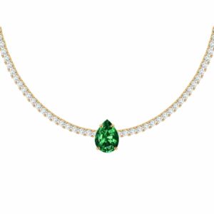 Scarlett Birne Tennis Halskette