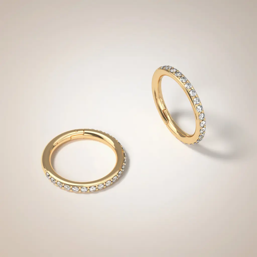 505 95 204-9 Bologna Hoop Earrings (s)