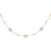 Emerald Cut Choker Belle Amie in 18K Gold with Diamonds