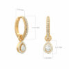 boucles d'oreilles miniatures diamantées-boucles d'oreilles miniatures-verona-pear-earrings-18k-or