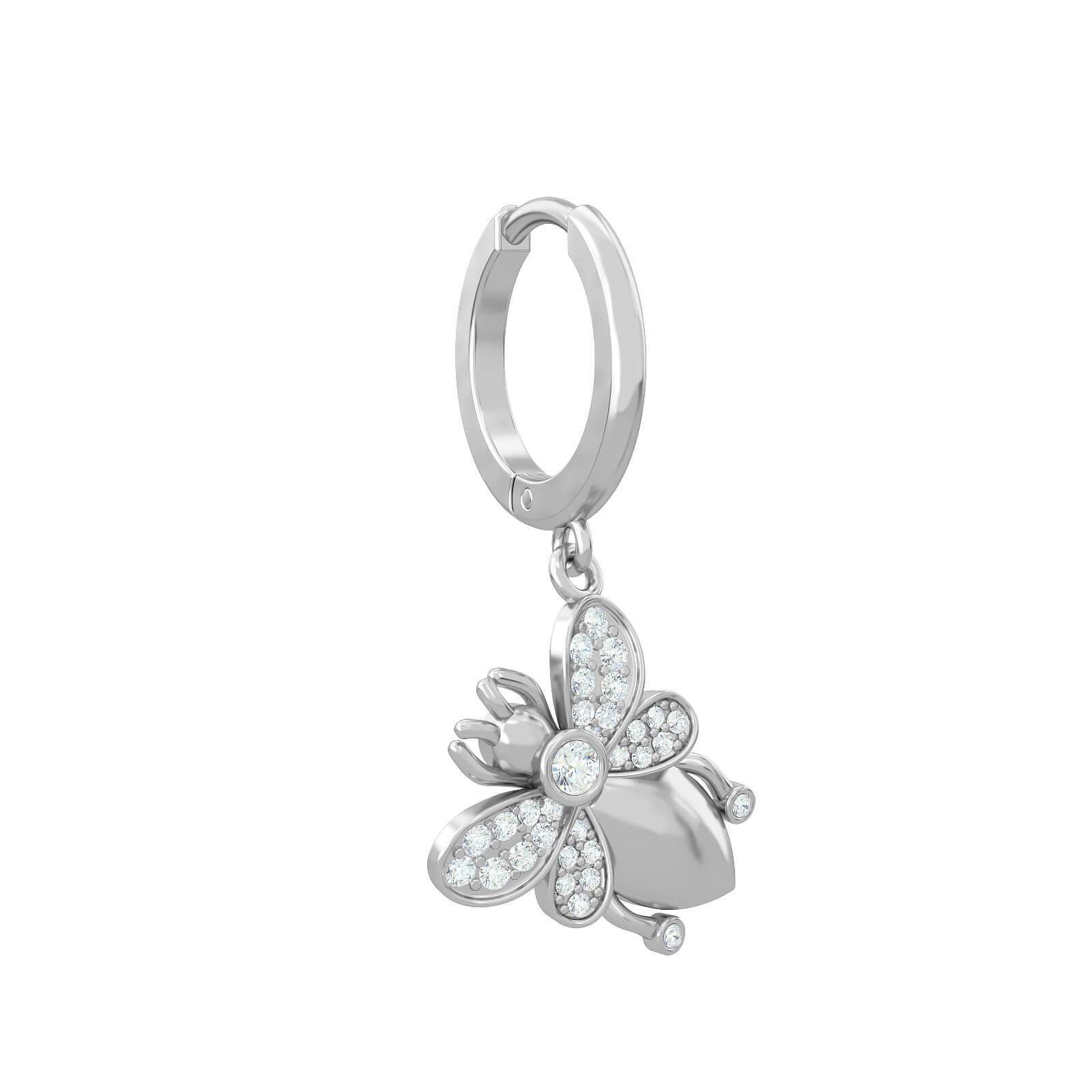 Orecchini pendenti a nido d'ape in argento sterling, orecchini a perno a rete in argento sterling con cristallo Swarovski, orecchini pendenti a perno con Swarovski - Italia