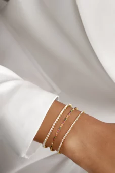 Consider your wrist size.- Transform Your Wardrobe- The Art Of Mixing Gold And Diamond Charm Bracelets Revealed! - Aquae Jewels - Exquisite Jewelry in 18k Gold & Diamonds | Dubai