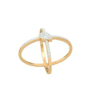 Diamond Cross Ring