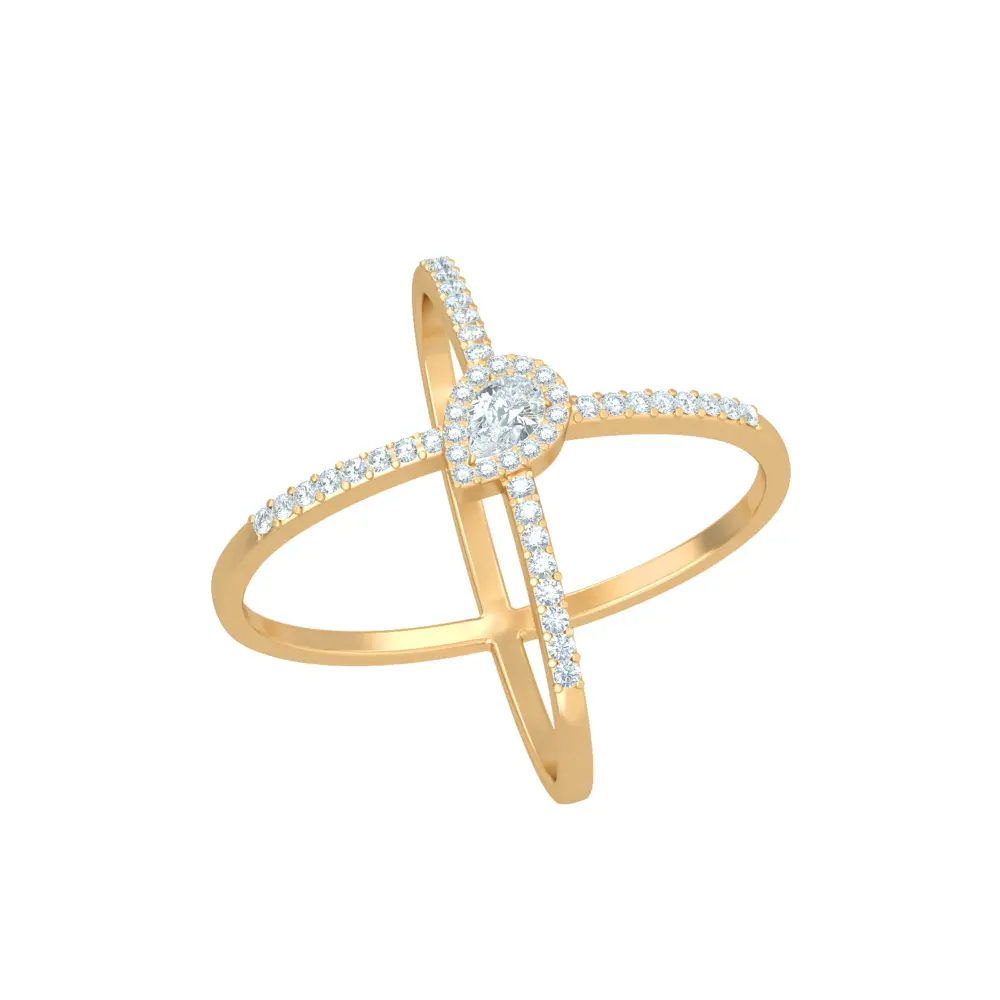 Diamond Cross Ring Y view 3