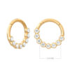 Boucles d'oreilles np PAIR Y SIZE