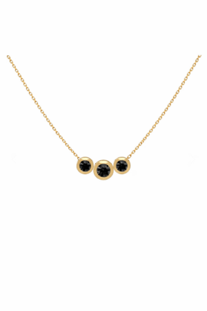 Trilogy Black Diamonds Baby Necklace