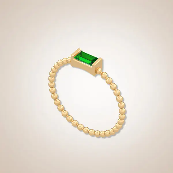 Perle di pietra preziosa azzurra Anello +ombra (1)