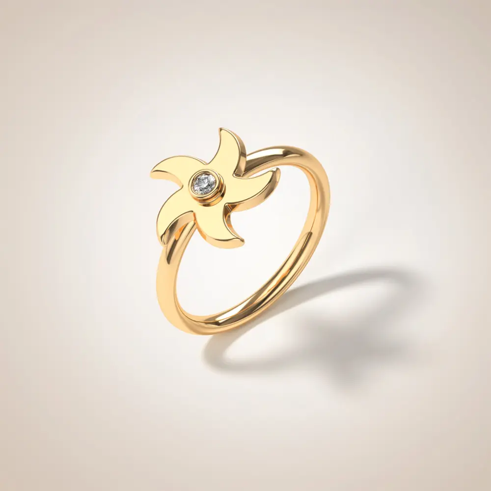 505 95 202-6 Etoile de Mer Diamond Ring (s)