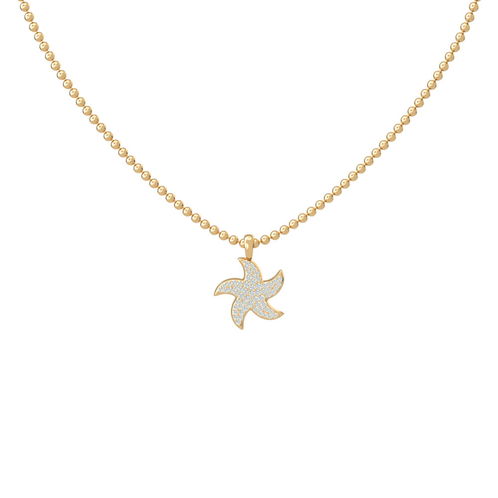 Collana Perline a stella Y