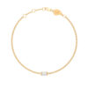 Bracelet de perles de diamant azur Y
