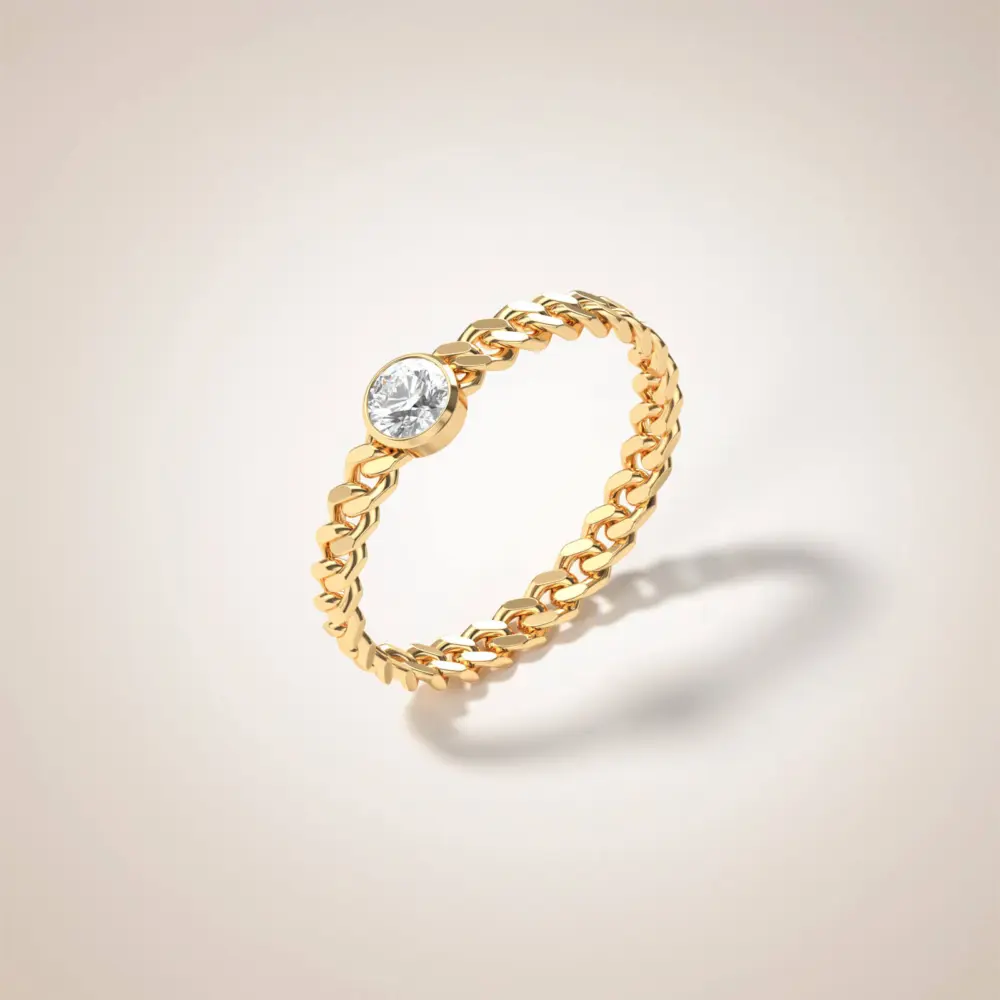 505 95 202-15 Ring Cuban Round (s) 2