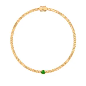 Cuban Round Anklet