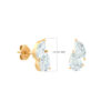 Orecchini Pear Marquise Stud PAIR Y SIZE