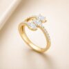 BAGUE SERPENT EN POIRE