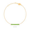 Bracelet Paris-Dubai Double Line EMERALD Y SIZE