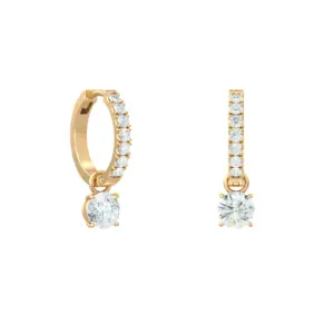 Earring Hoop Solitaire
