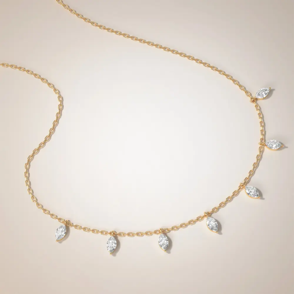 505 95 200-8 قلادة قطرة ماركيز (s) (1)