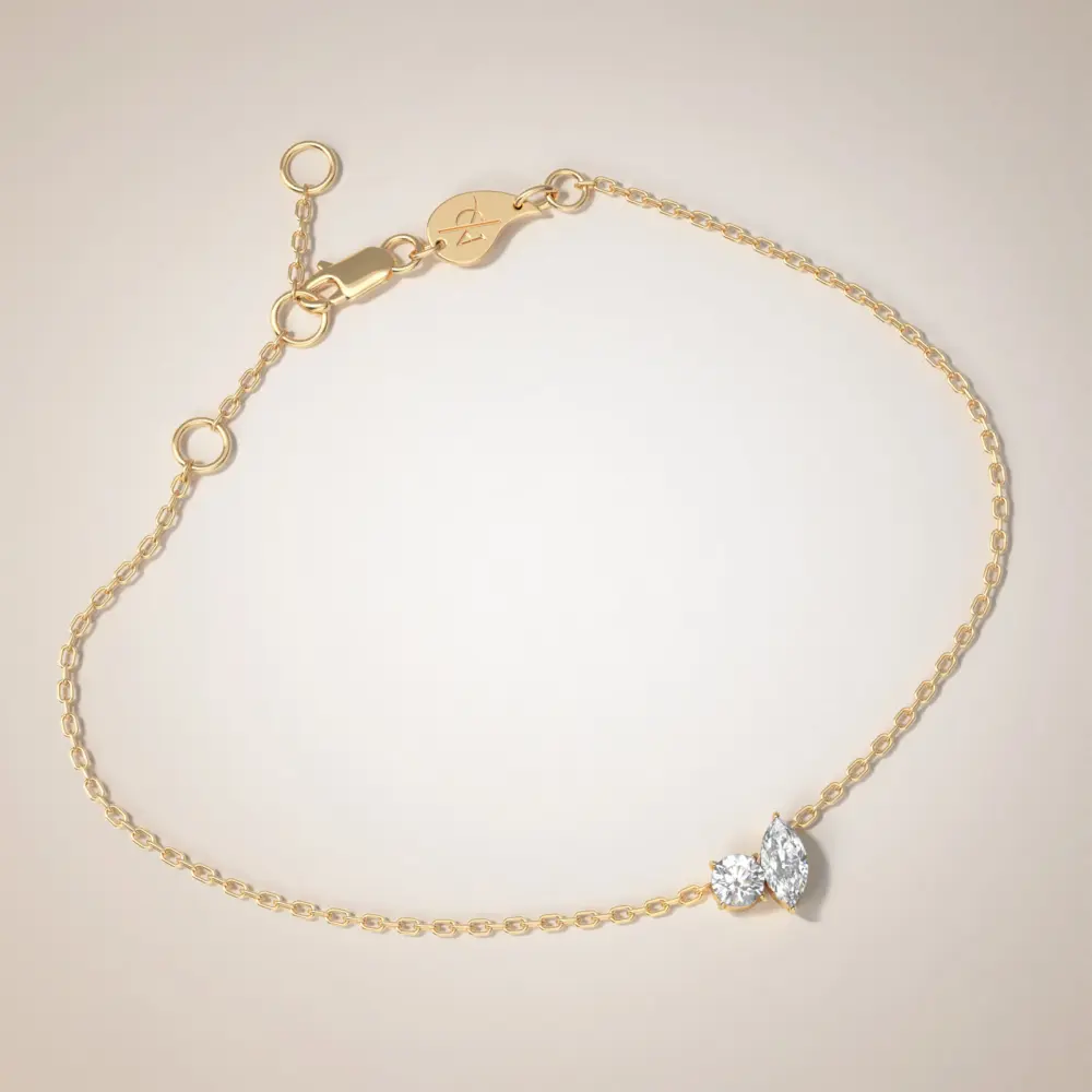 505 95 207-6 Lumiere Round-Marquise Bracelet (s)