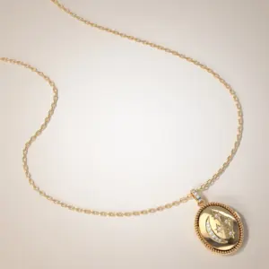 Moon Locket Necklace