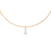 Collier ras du cou Marquise or Y