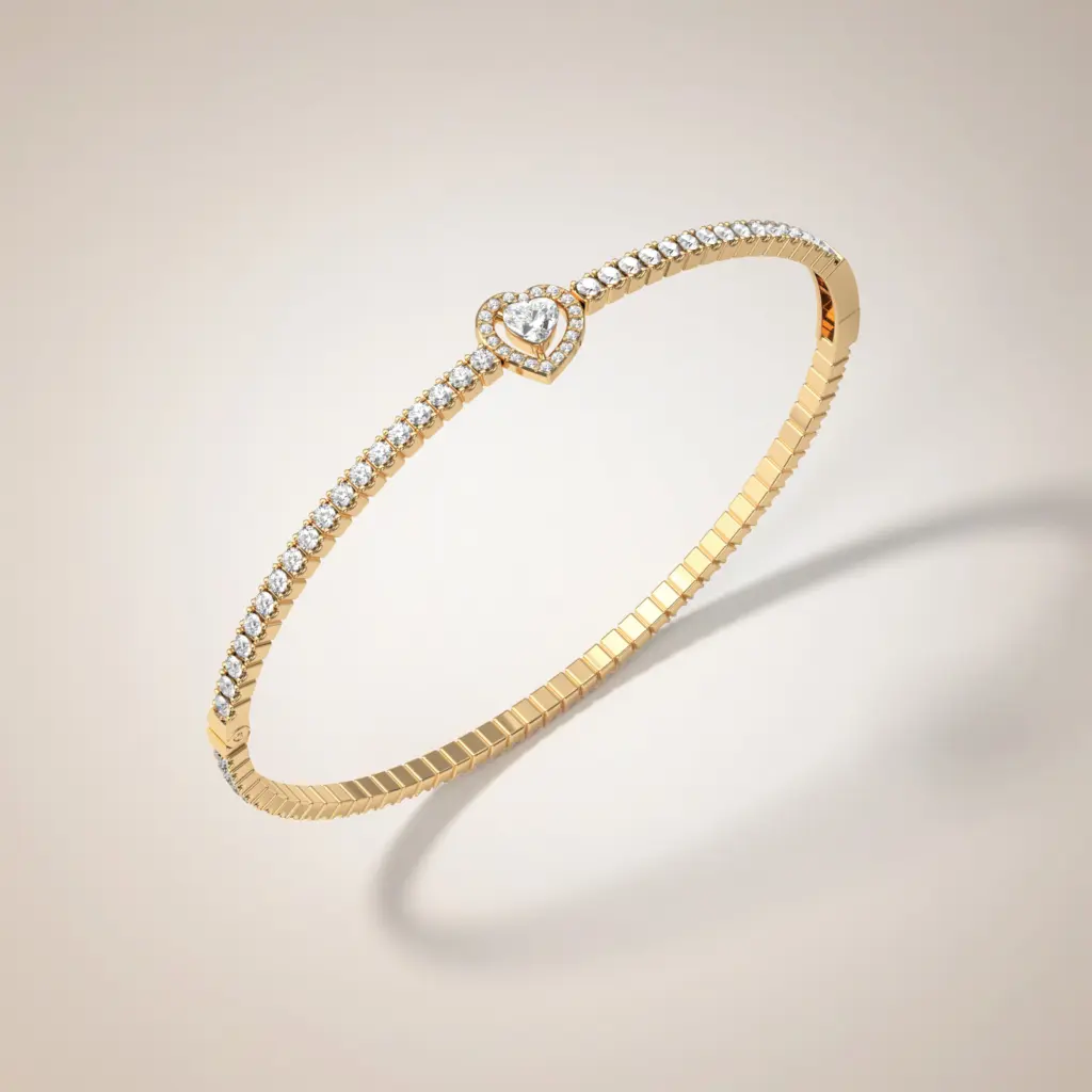 505 95 201-9 Heart-Cut Verona Diamond Bracelet (s)