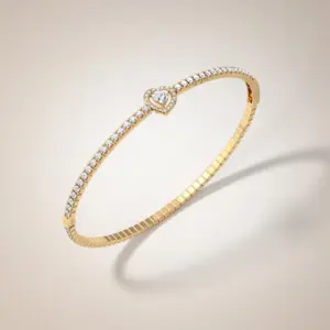 Heart-Cut Verona Diamond Bracelet