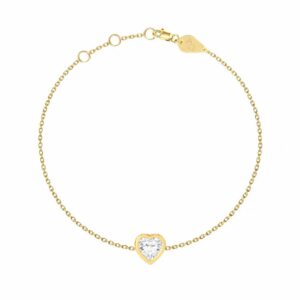 Precious Stones Heart Bracelet