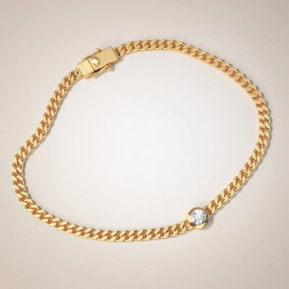505 95 207-12 Bracelet Cuban Round (s) 2