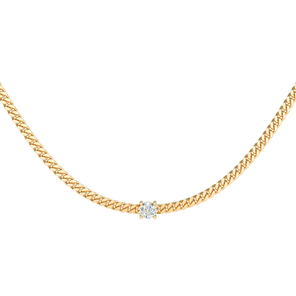 Choker Cuban Round DIAMOND Y