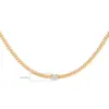 Choker Cuban Round DIAMOND Y SIZE