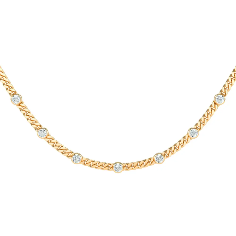 Necklace 7 diamonds Y