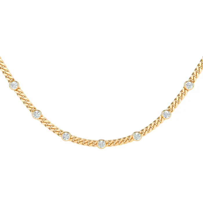 Collana 7 diamanti Y