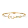 Tennis Bracelet with arabic letter Y-SIZE
