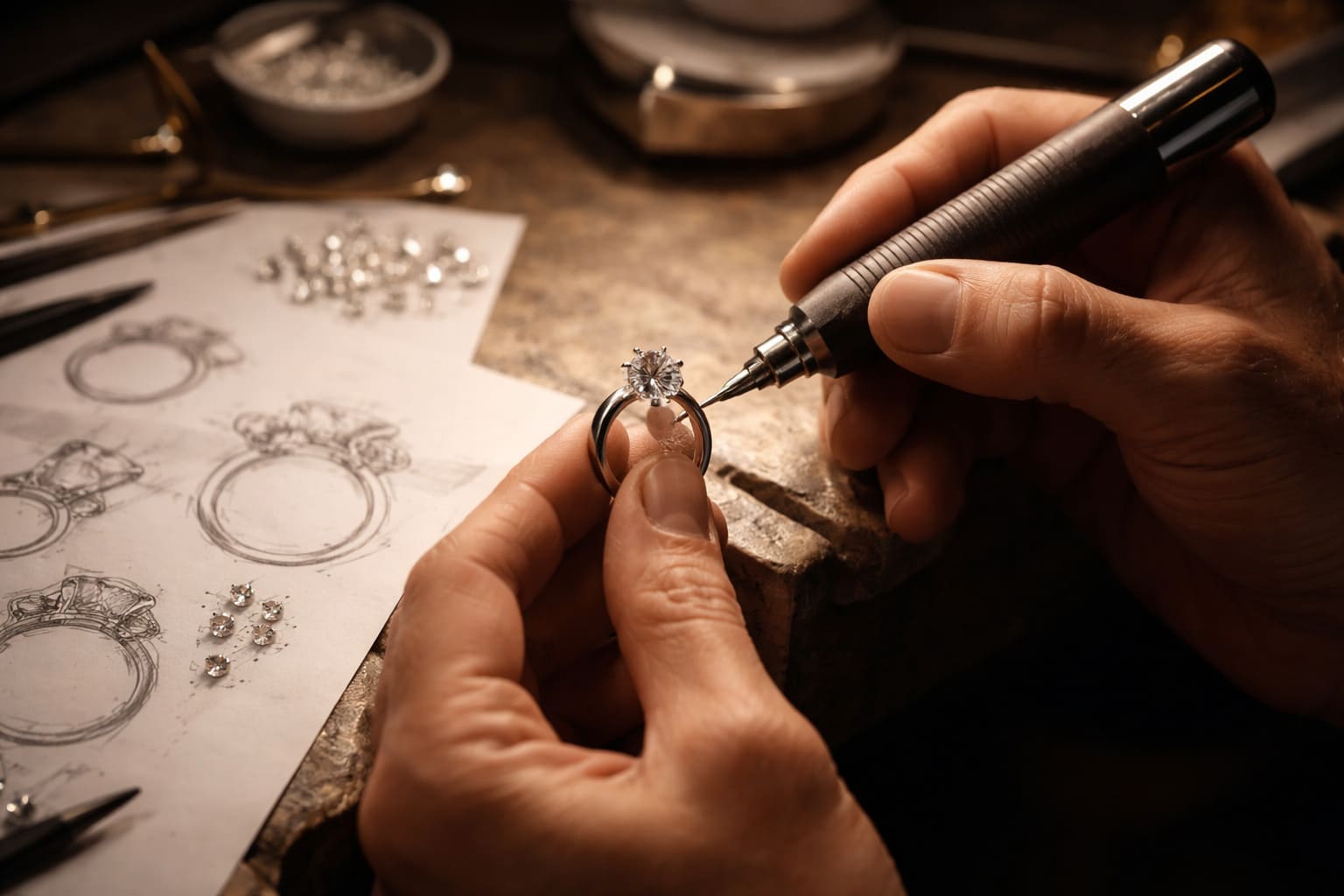 Bijoutier créateur de bijoux sur mesure