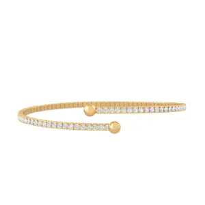 Schmales Pavé-Diamantarmband