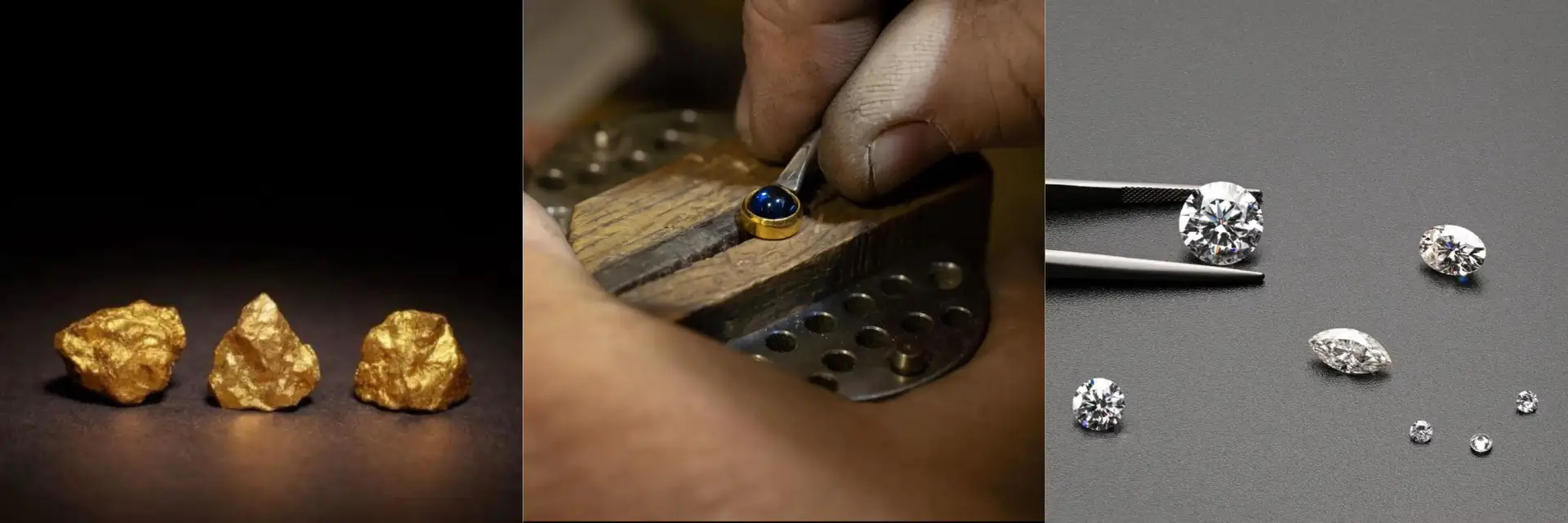 Gold and diamonds