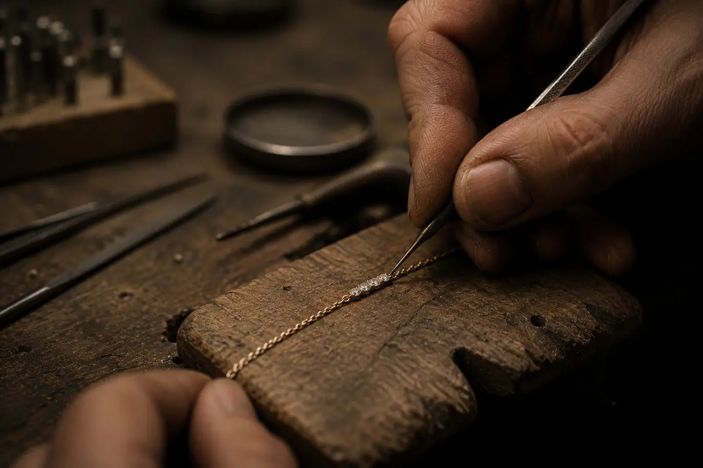 Visuel d'un atelier de joaillerie de luxe